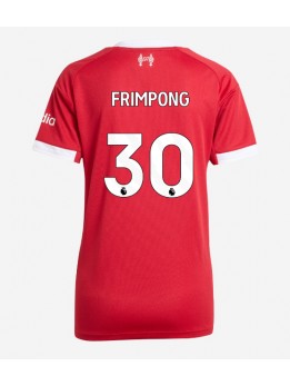 Billige Liverpool Jeremie Frimpong #30 Hjemmedrakt Dame 2025-26 Kortermet